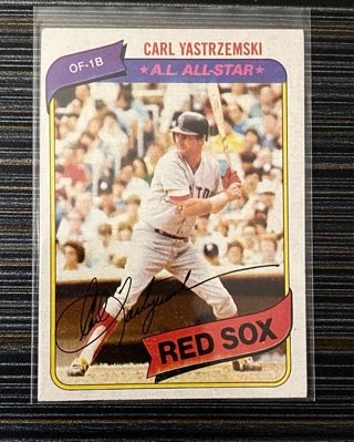 Carl Yastrzemski 1980 Topps