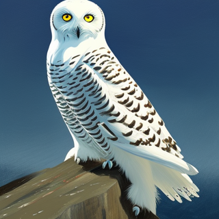 Listia Digital Collectible: Snowy Owl
