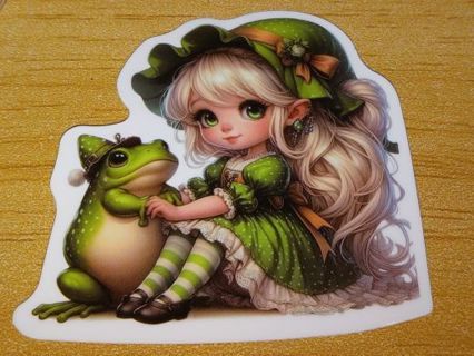 Beautiful one nice vinyl sticker no refunds regular mail only Very nice quality!