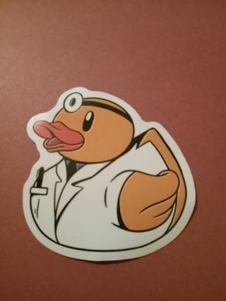 Dr nurse duck sticker #11