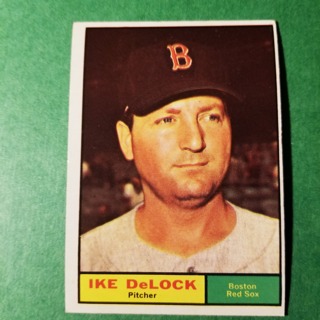  1961 - TOPPS BASEBALL CARD NO. 268 -  IKE DeLOCK - RED SOX