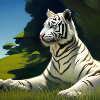 Listia Digital Collectible: White Tiger
