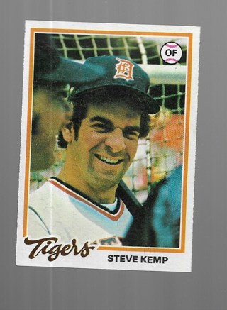 1978 TOPPS STEVE KEMP #21