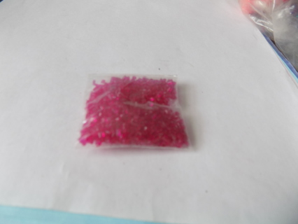 small baggie hot pink cooking crystals for crafts