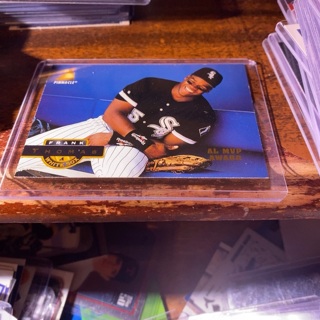 1994 pinnacle AL mvp award frank Thomas baseball card 