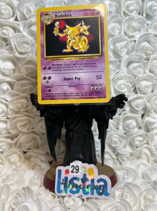 Kadabra Base Set 32 Vintage Pokemon Card 1999 