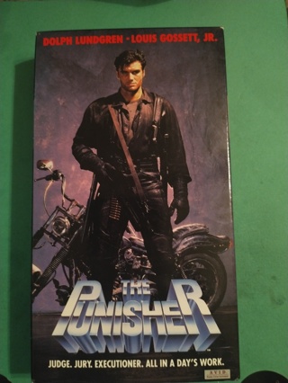 vhs the punisher free shipping