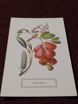 Botanical Postcard - ACKEE FRUIT