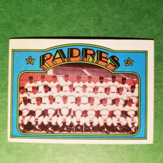 1972 - TOPPS BASEBALL CARD NO. 262 - PADRES TEAM- PADRES