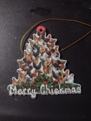 Merry Chickmas Ornament