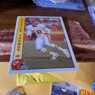 1992 pacific derrick thomas football card 