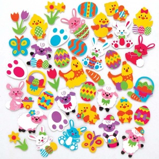 Easter stickers or everyday sticker sheet