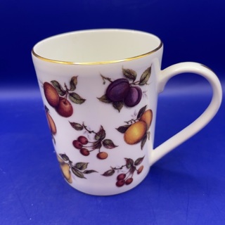 Vintage St George Fine Bone China Coffee Cup Mug Fruit