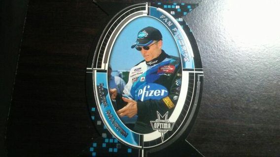 2002 NASCAR/PRESSPASS OPTIMA FAN FAVORITE MARK MARTIN DIE CUT RACING CARD# FF 16/27