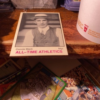 1983 tcma all-time athletics c mack mgr baseball card 