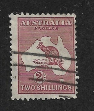 1935 Australia Sc125 2sh Kangaroo used