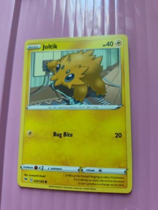 Joltik Pokemon Card