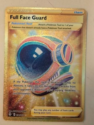 Full face guard 231/203 secret rare holo nm pokemon