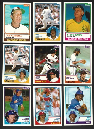 1983 Topps Traded 15 different Cards - All Listed 