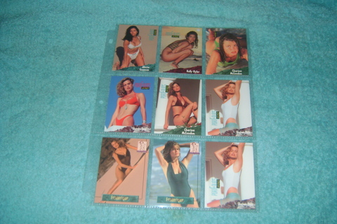 Sexy Pin Up girls MINT Trading cards in Sleeve