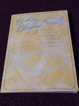 Birthday Blessings Card 