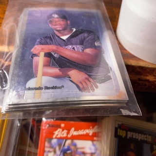 (12) 2000 Topps chrome random baseball cards 