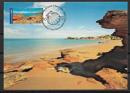 2004 Australia Sc2280 Entrance Beach Maxi card