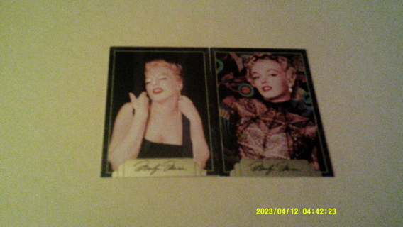 Marilyn Monroe MINT Trading cards in sleeve