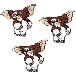 GREMLINS MOVIE GIZMO (3) PATCHES IRON ON BADGES FREE SHIPPING