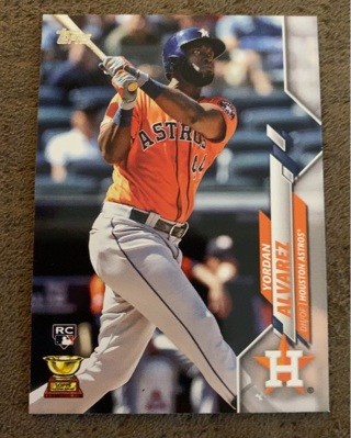 Yordan Alvarez 2020 Topps RC #276 Rookie Cup Houston Astros 