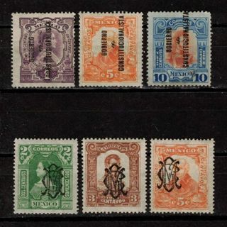 Mexico Overprints 1914-15