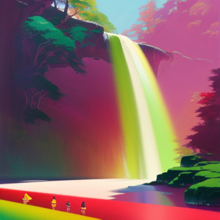 Listia Digital Collectible: Rainbow Waterfall