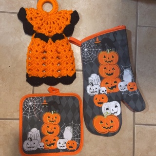 Potholder Set. Fall/Halloween 