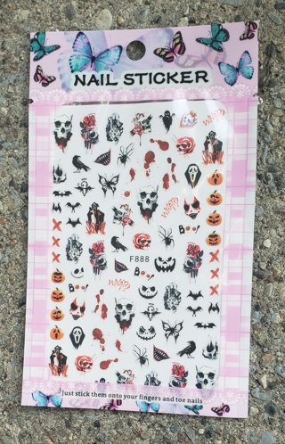 HALLOWEEN NAIL ART STICKERS 