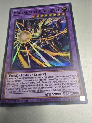 Yugioh Magnum the Reliever holo card DUNE-EN036