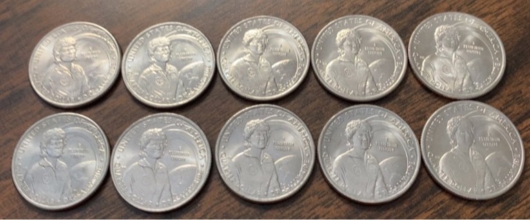8 Sally Ride Quarters