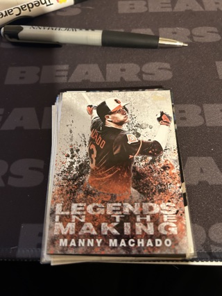 2018 topps legends in the making manny machado