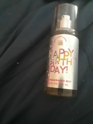 BBW happy birthday fine fragrance mist