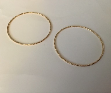 Gold bracelets 