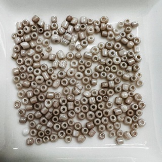 Beige 2mm Glass Seed Beads