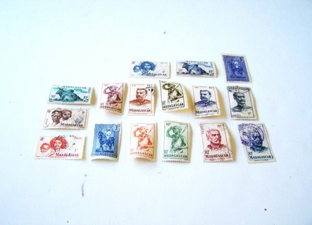 Madagascar Postage Stamps used set of 16