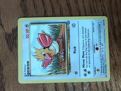 Pokemon Jungle Set Spearow 62/64 #1