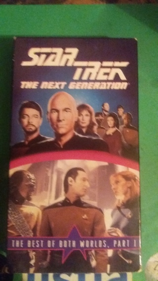 vhs star trek the next generation  the best of both worlds part 1 free shipping