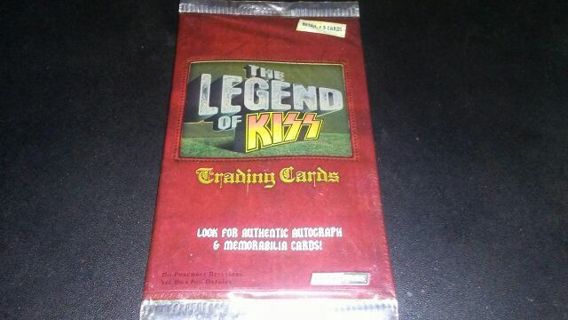 THE LEGEND OF KISS SEALED TRADING CARD PACK