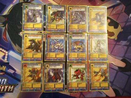 12 VINTAGE DIGIMON CARDS #462