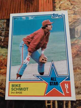 1982 Topps Mike Schmidt - 1985 Topps Dale Murphy 2 Card Lot