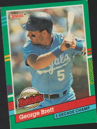 1991 Donruss #BC-19 George Brett Kansas City Royals Baseball Card