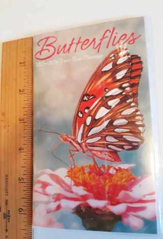 Butterflies Purse/Pocket Calendar (2025/2026)