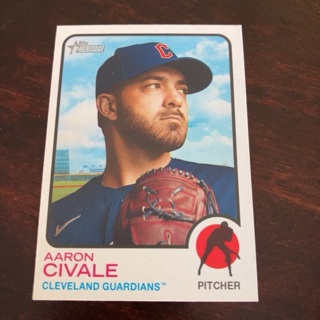 2022 Topps Heritage - [Base] #335 Aaron Civale