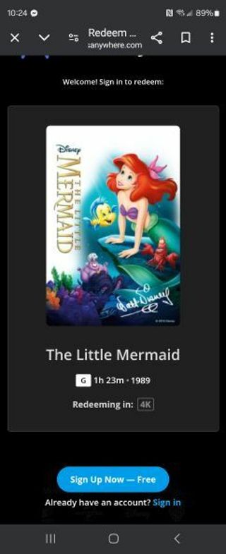 Little mermaid digital 4k